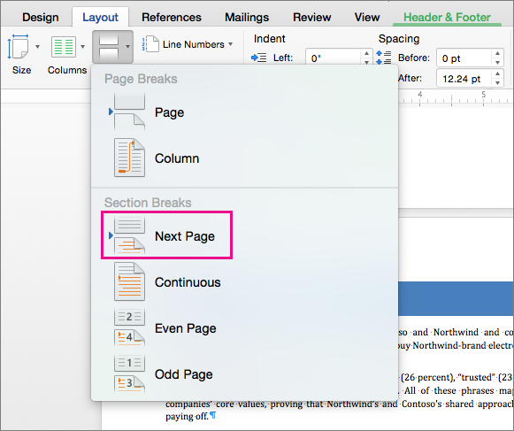 add a page to a booklet on word for mac
