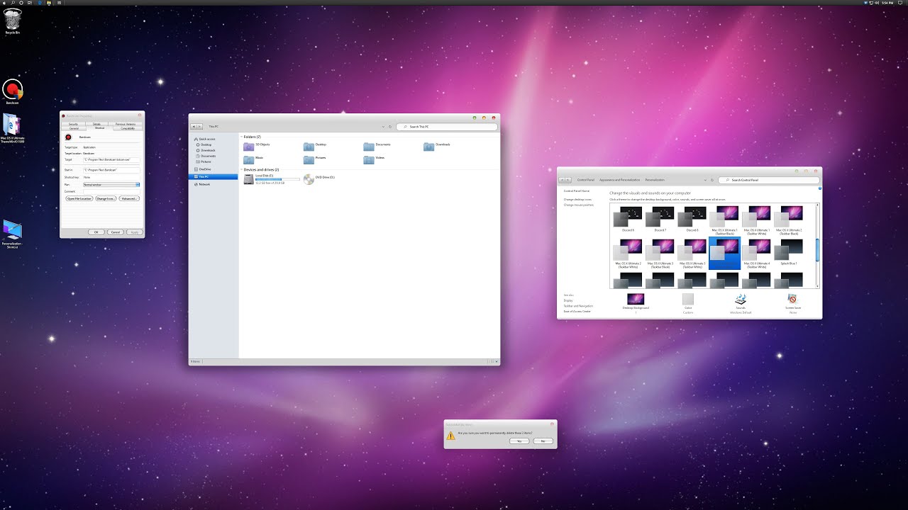 mac theme for windows 10 1803